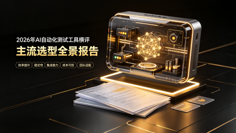 2026年AI自动化测试工具横评:主流选型全景报告