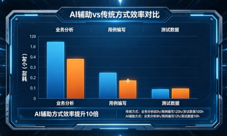 AI实测：金融业务回归测试效率提升300%